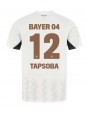 Bayer Leverkusen Edmond Tapsoba #12 Venkovní Dres 2024-25 Krátký Rukáv